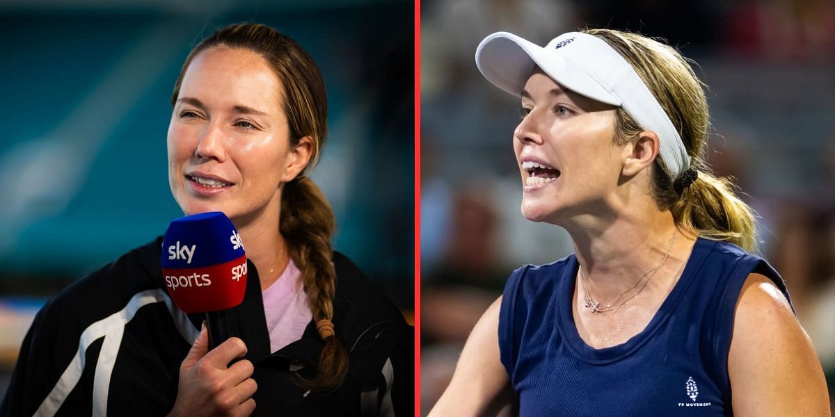 Danielle Collins (left, right), Sources: Getty