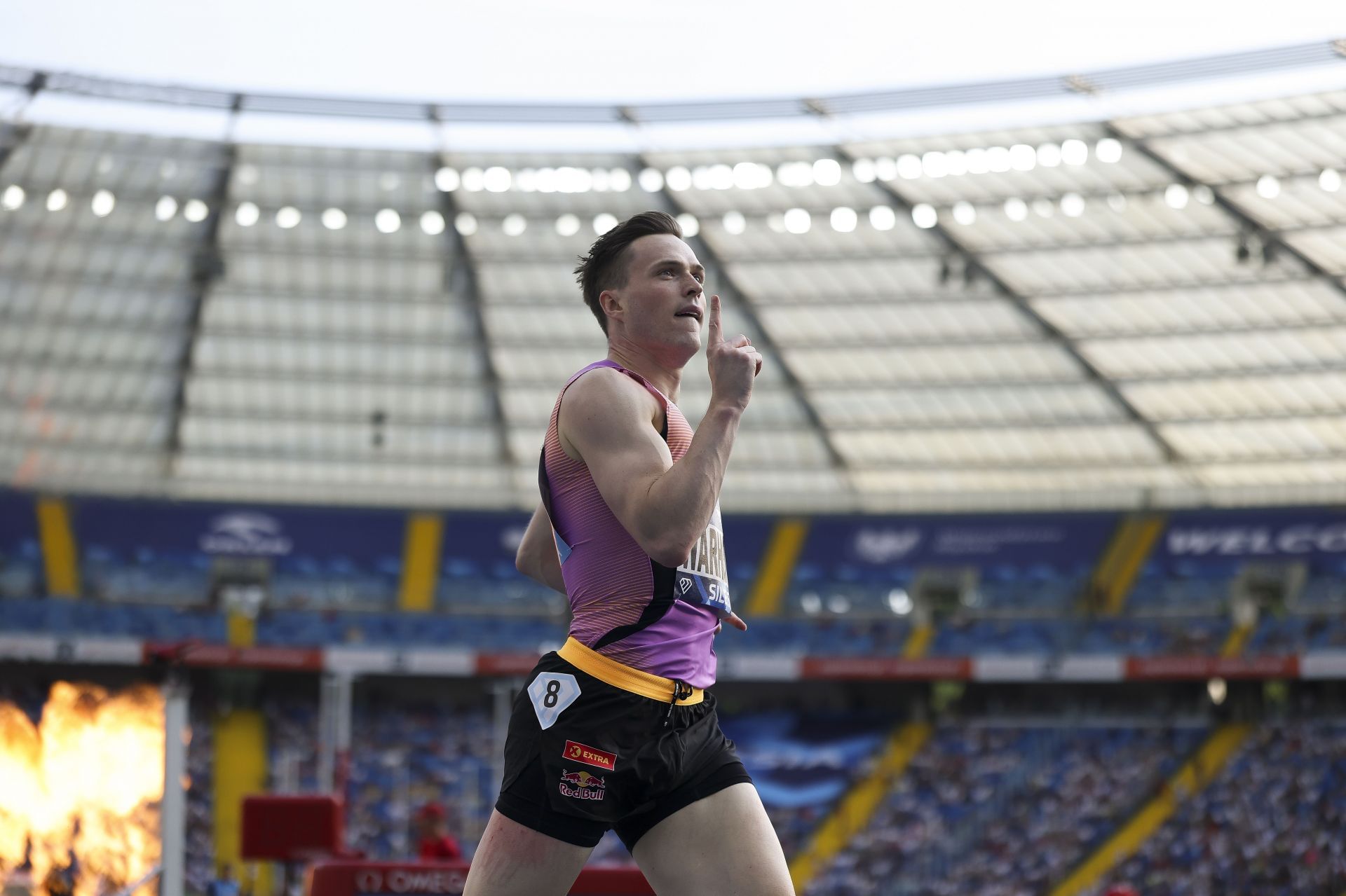 Warholm at the 2025 Diamond League - Silesia - Source: Getty