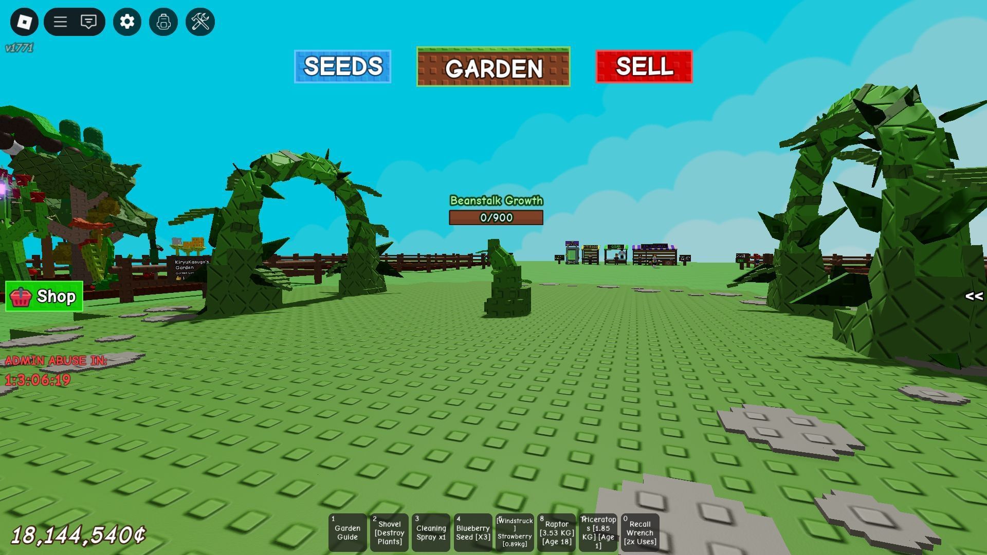 Beanstalk Event area (Image via Roblox)