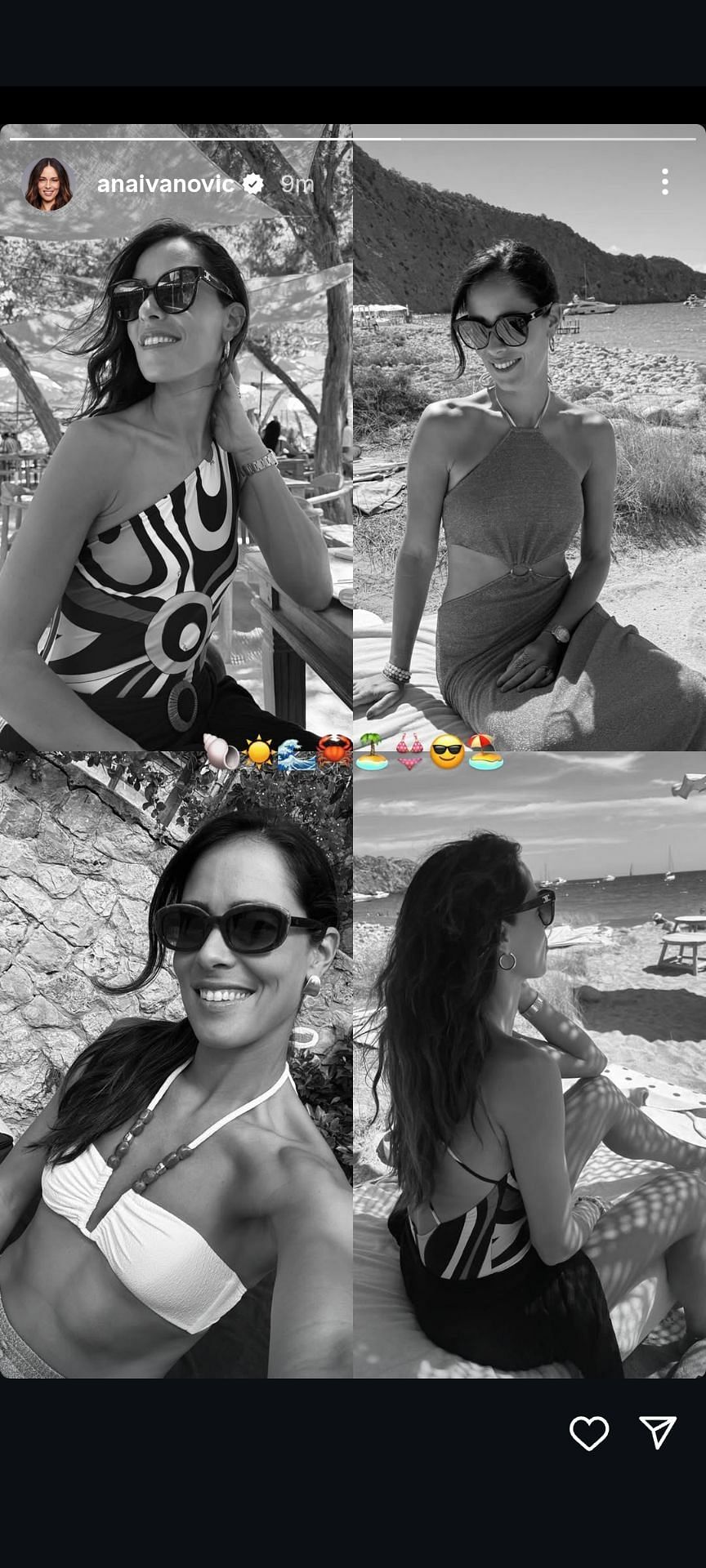 Ana Ivanovic's Instagram Story | Instagram @anaivanovic