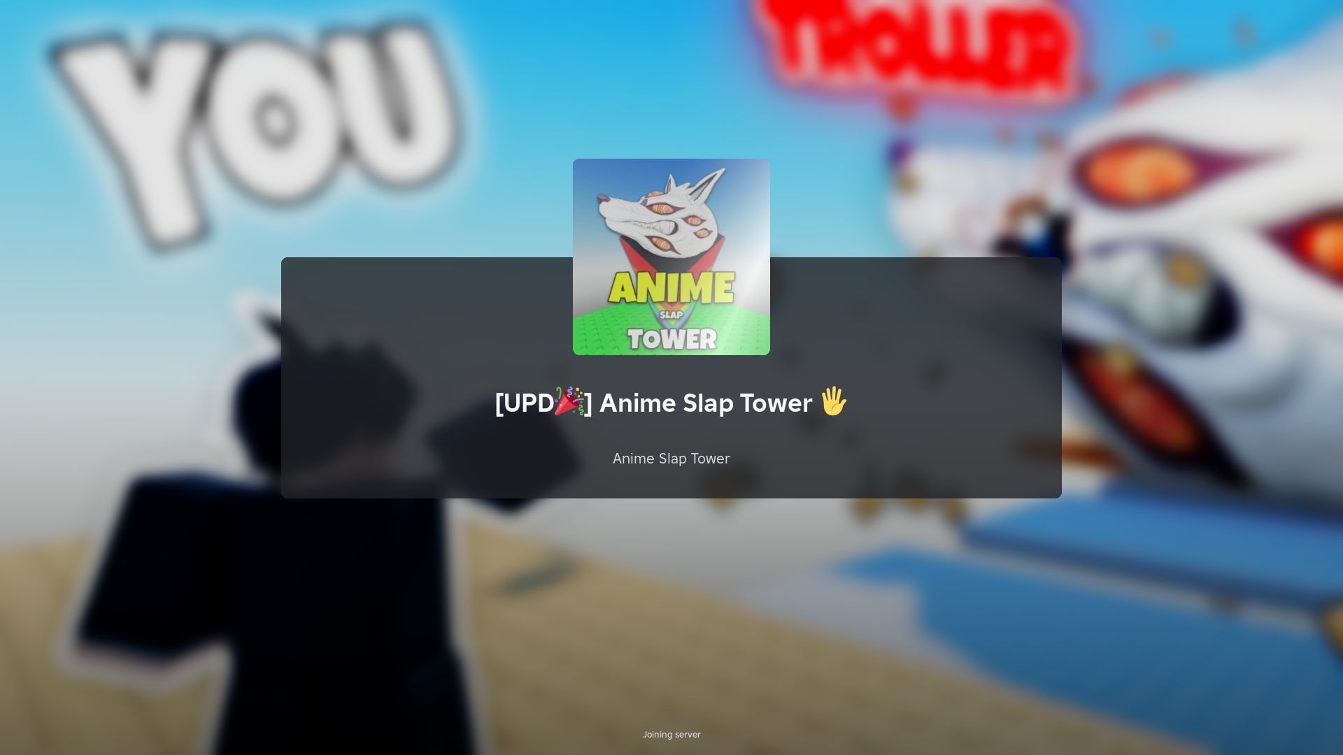 Roblox Anime Slap Tower