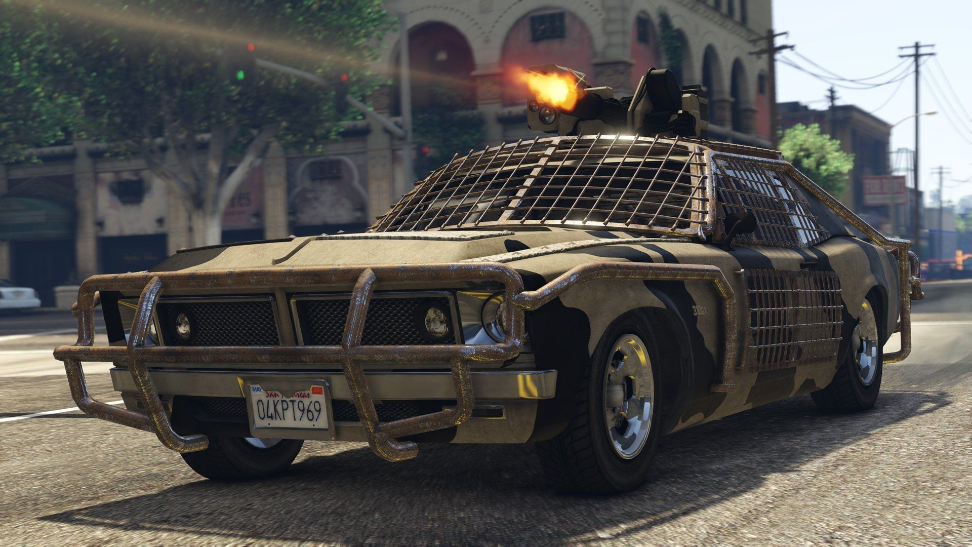The Weaponized Tampa in action (Image via Rockstar Games)