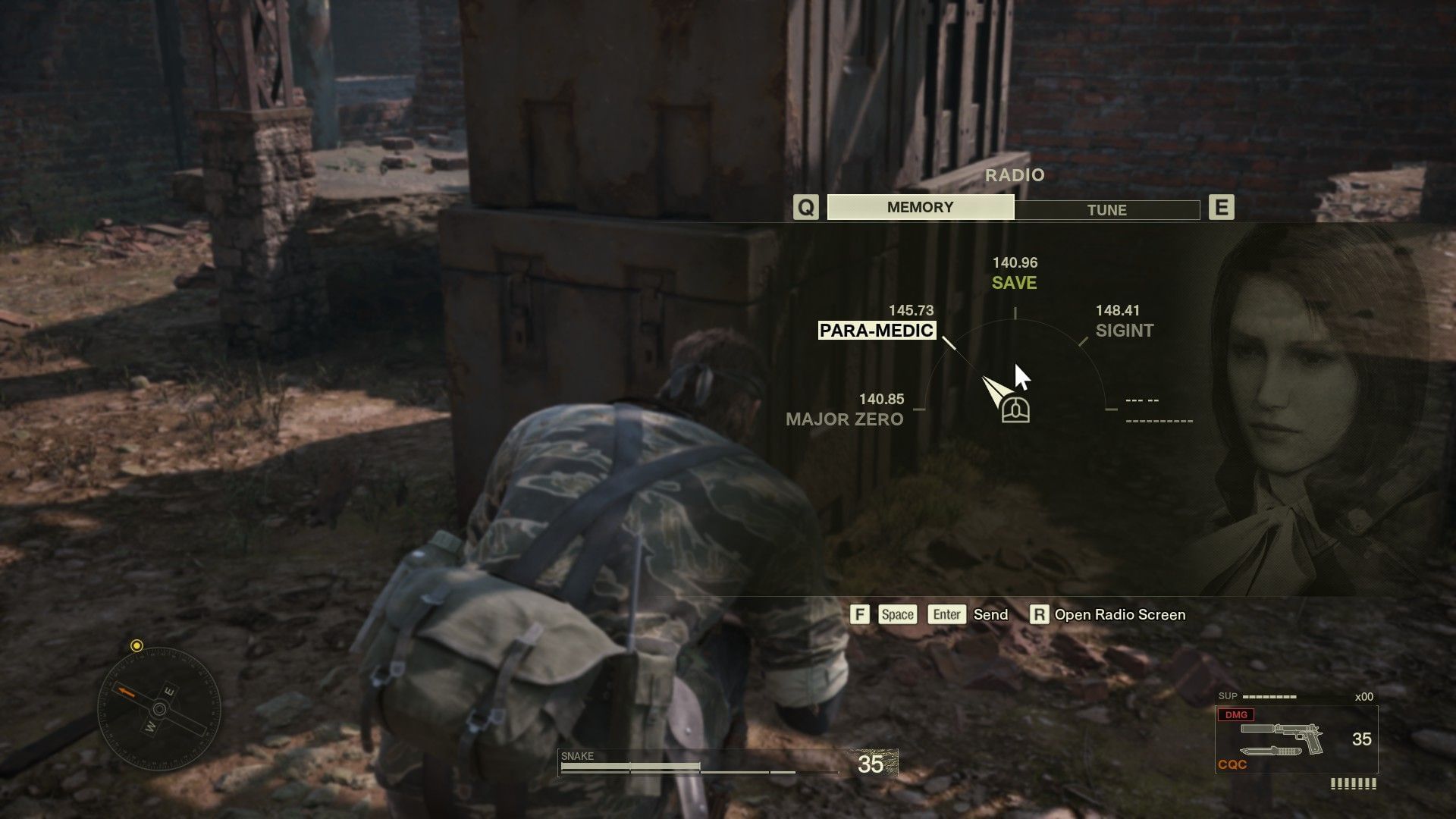 Contact Para-Medic to save your game (Image via Konami)