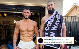 Khamzat Chimaev's insane conditioning regimen alongside Aaron Pico hypes up MMA fans: "Will be unstoppable"
