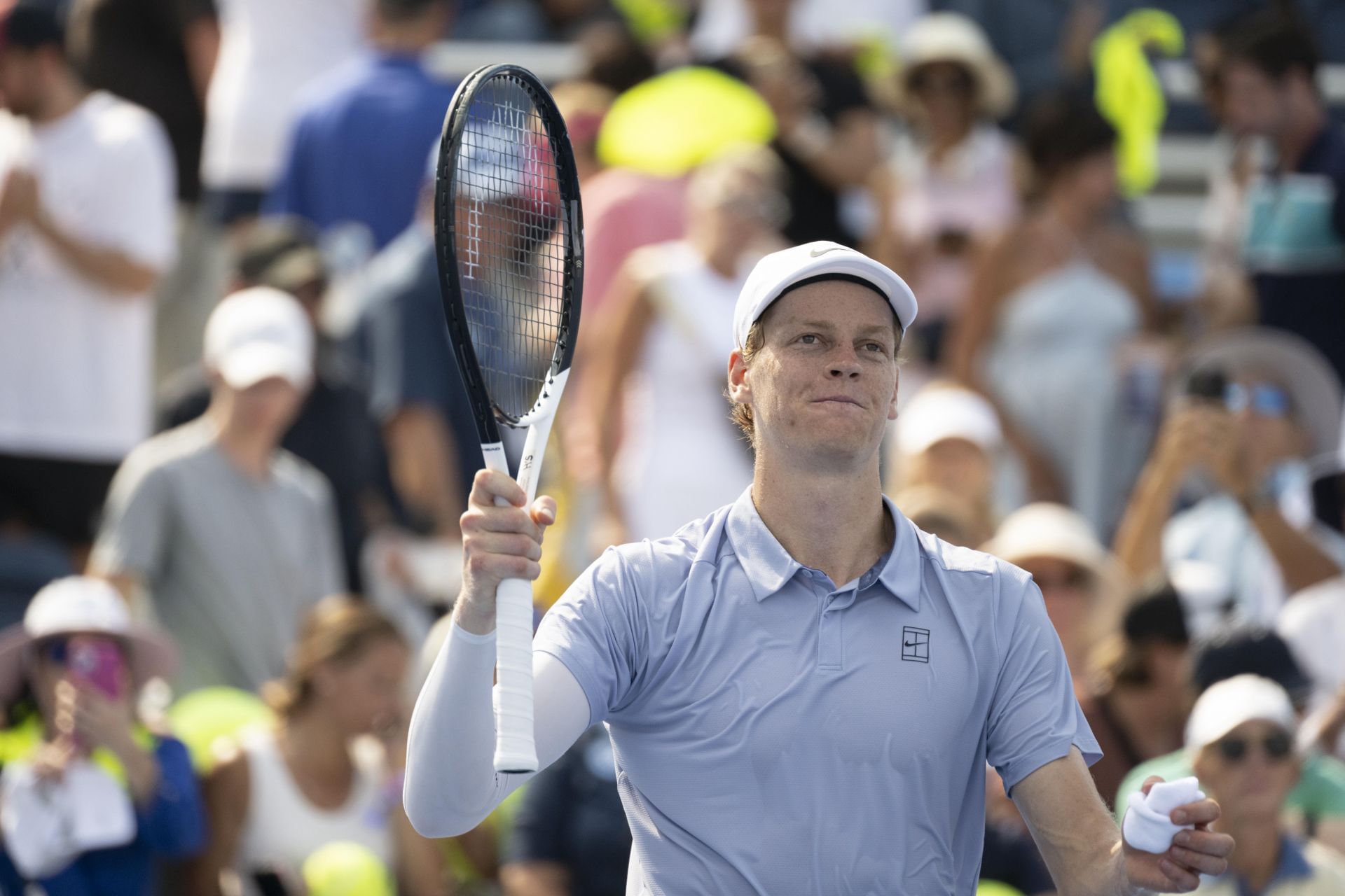 Jannik Sinner at the Cincinnati Open 2025. (Photo: Getty)