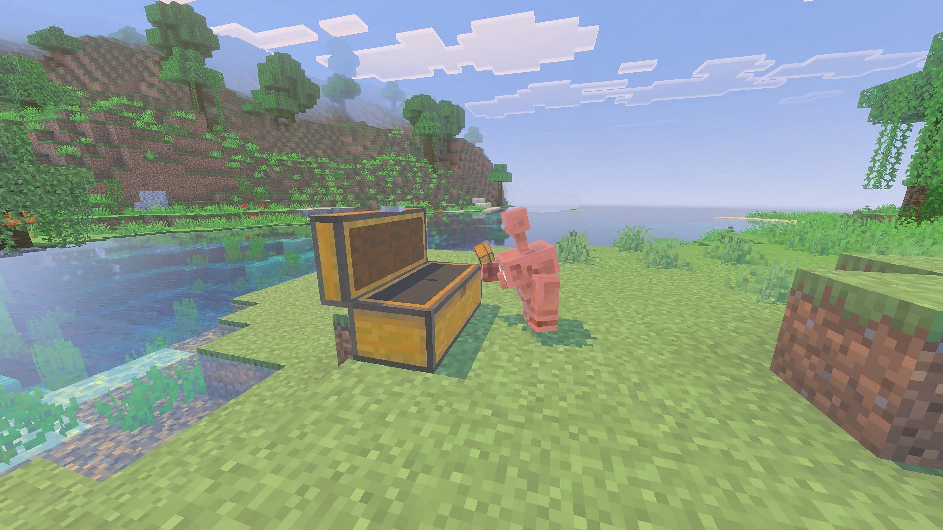 Head to the game library to download and install the Minecraft Bedrock 1.21.100 update (Image via Sportskeeda Gaming || Mojang Studios)