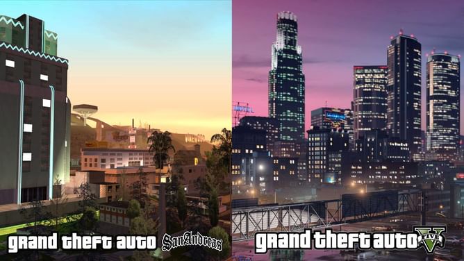 5 reasons why the smaller GTA San Andreas map is better than GTA 5's map