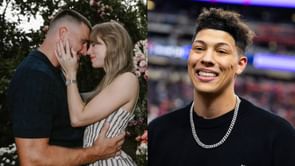 Patrick Mahomes' brother Jackson reacts to Taylor Swift & Travis Kelce's surprising engagement as Chiefs star proposes with massive diamond ring