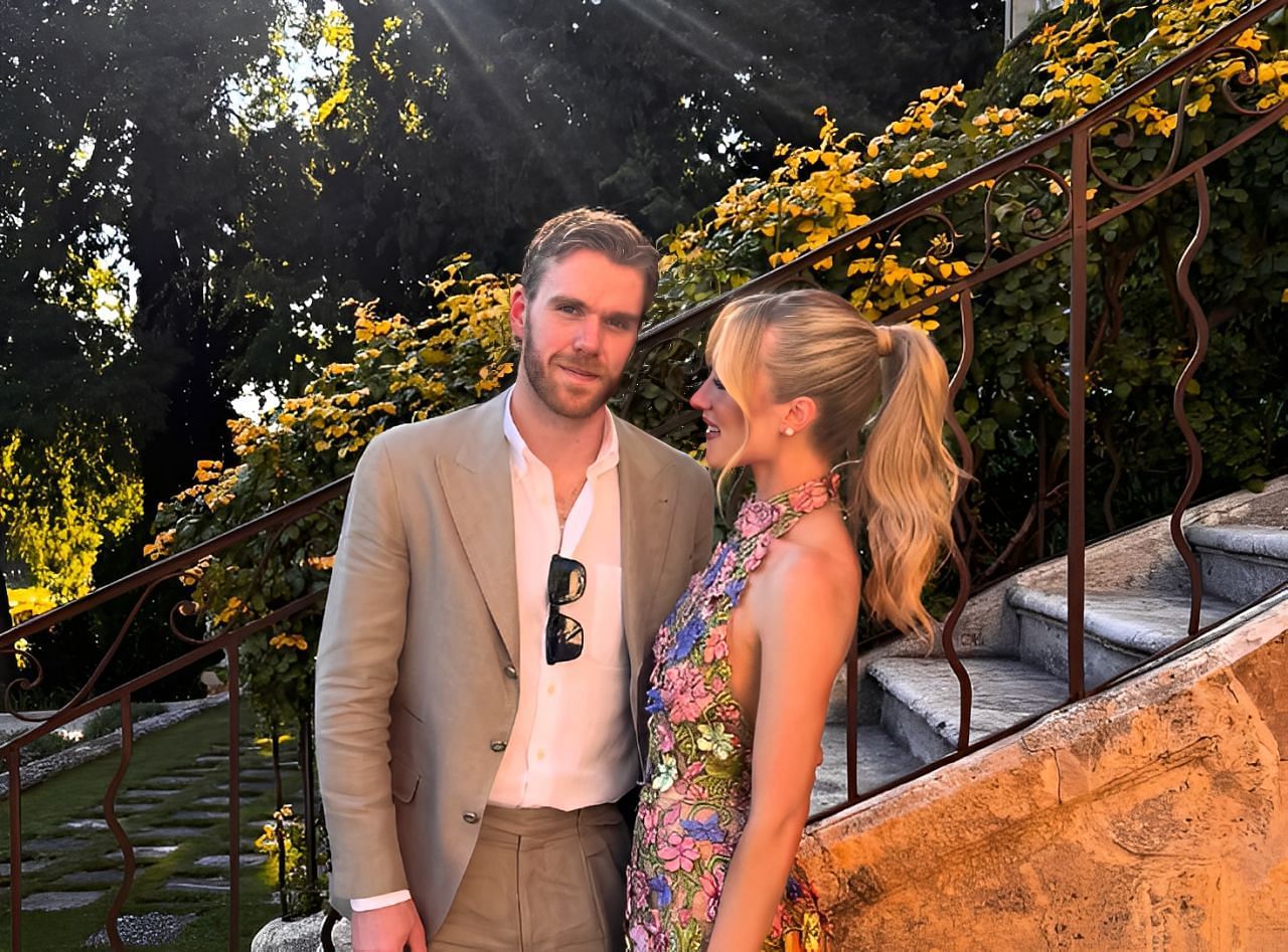 Connor McDavid&rsquo;s wife, Lauren Kyle shared pictures from Leon Draisaitl