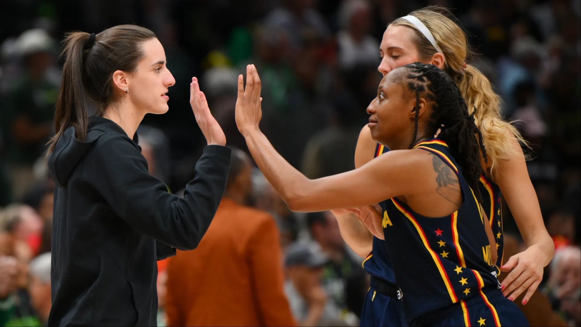 Caitlin Clark trolls Kelsey Mitchell over lack of urgency during Fever