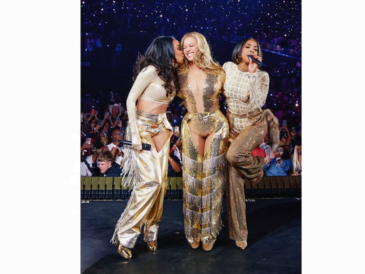 Destiny&#039;s Child reunion on the Cowboy Carter Tour (Image via Instagram/@beyonce)
