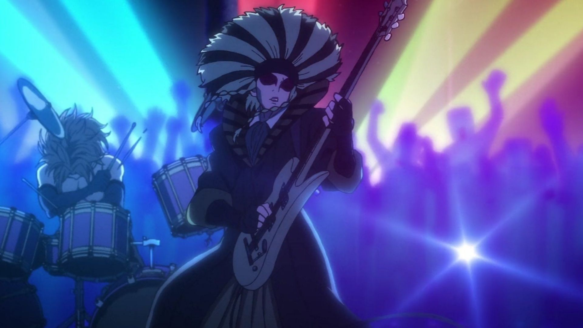 As still from HAYASii - Hunting Soul song in the anime (Image via Science Saru)