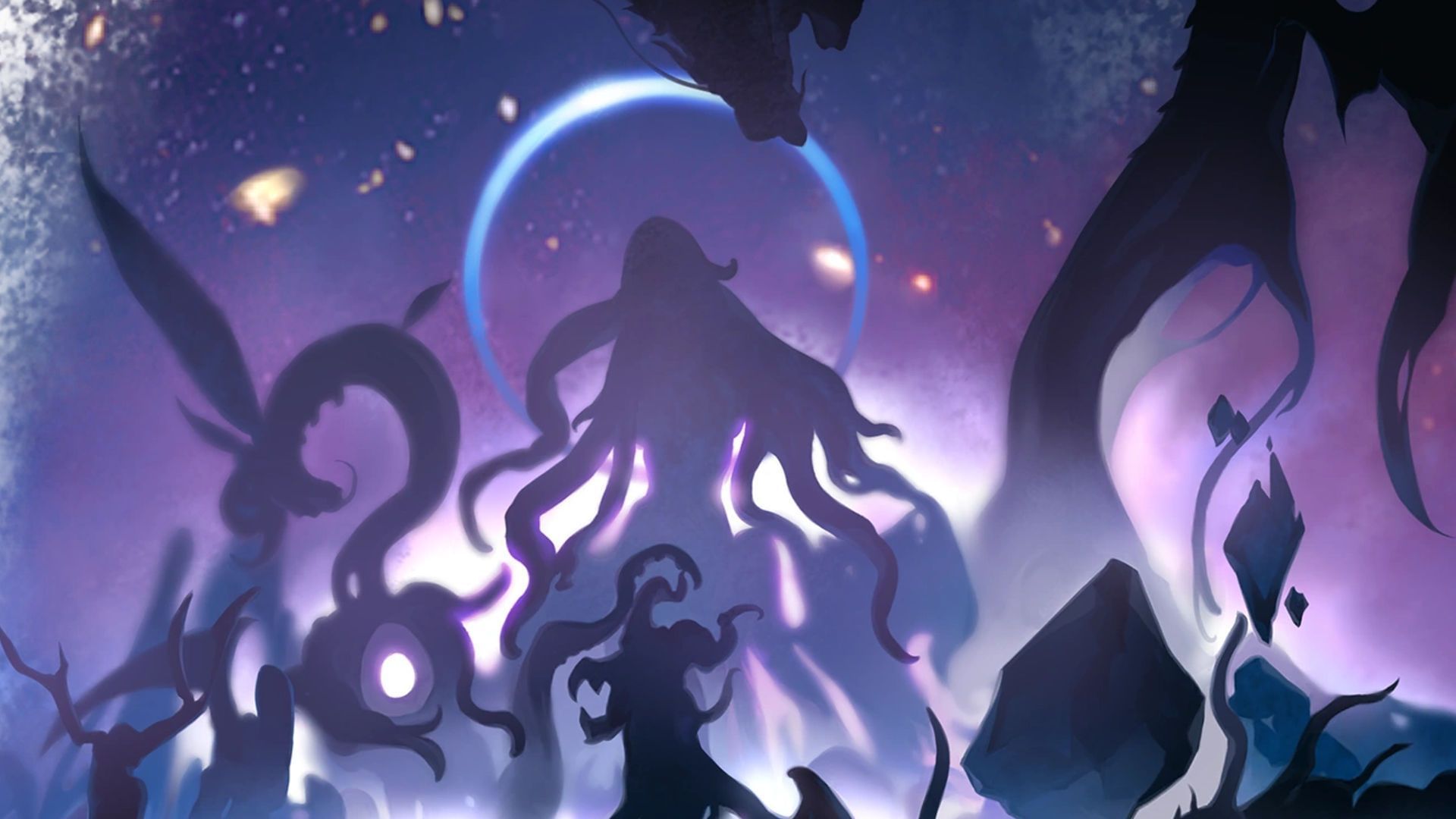 Illustration of Aeons in Simulated Universe (Image via HoYoverse)