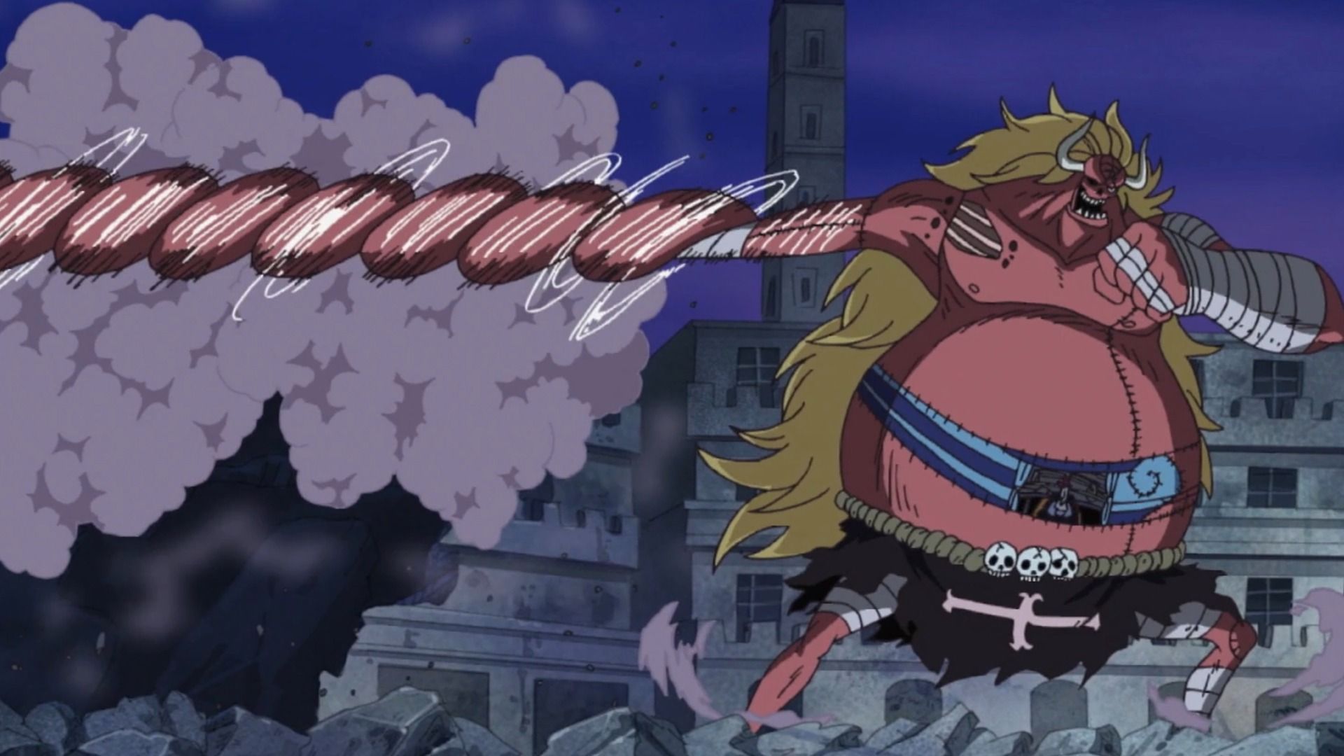 Oars might have passed down the Devil Fruit to Loki in One Piece (Image via Toei Animation)