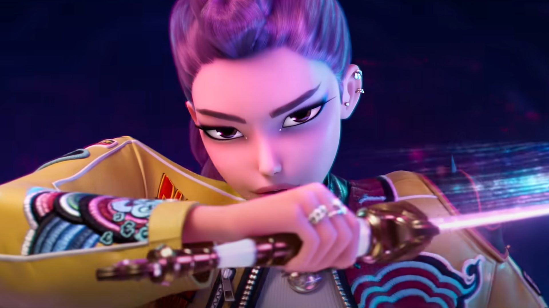 Rumi&#039;s character design was made nine years ago (Image via YouTube/Still Watching Netflix)