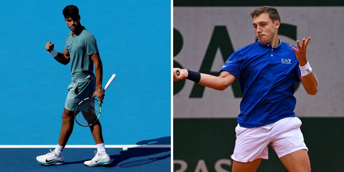 Carlos Alcaraz (L) vs Hamad Medjedovic (R) preview, (Source: Getty Images)