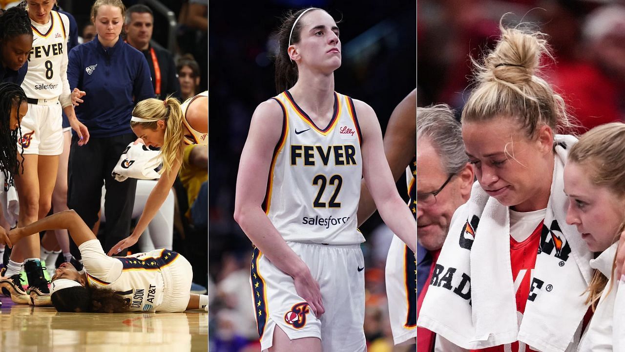 &quot;We have no PG available to play&quot;: Fever fans in utter shambles as Caitlin Clark is joined by Sophie Cunningham and $162,414 duo on injury list (Image Source: IMAGN)