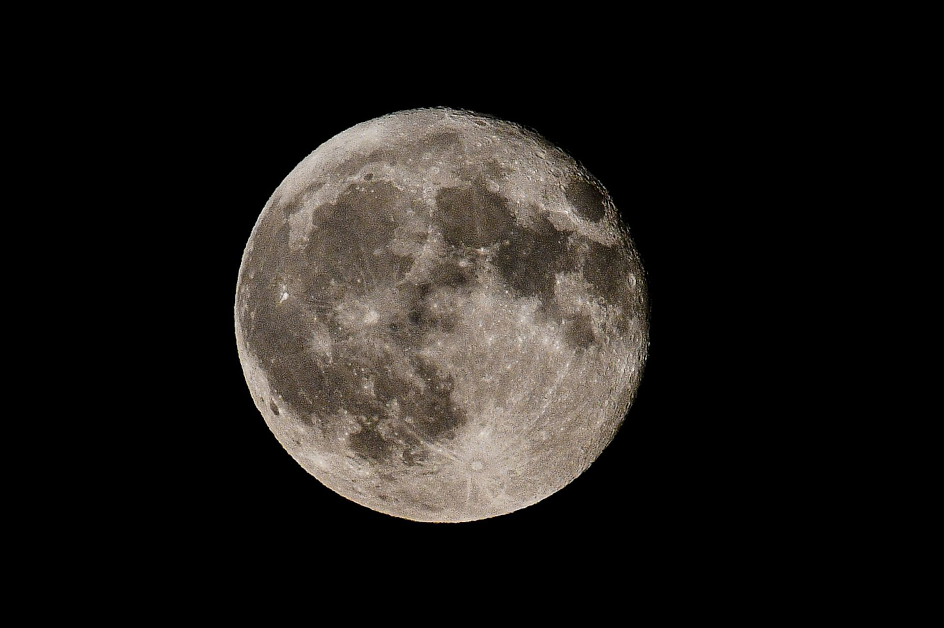 Super Moon In August Shines In The Night Sky in Italy - Source: Getty