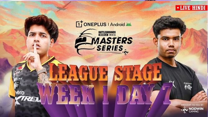 BGMI Masters Series 2025 League Day 7: Livestream, groups, and schedule