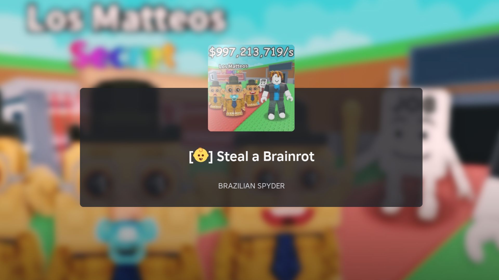 Steal a Brainrot loading screen