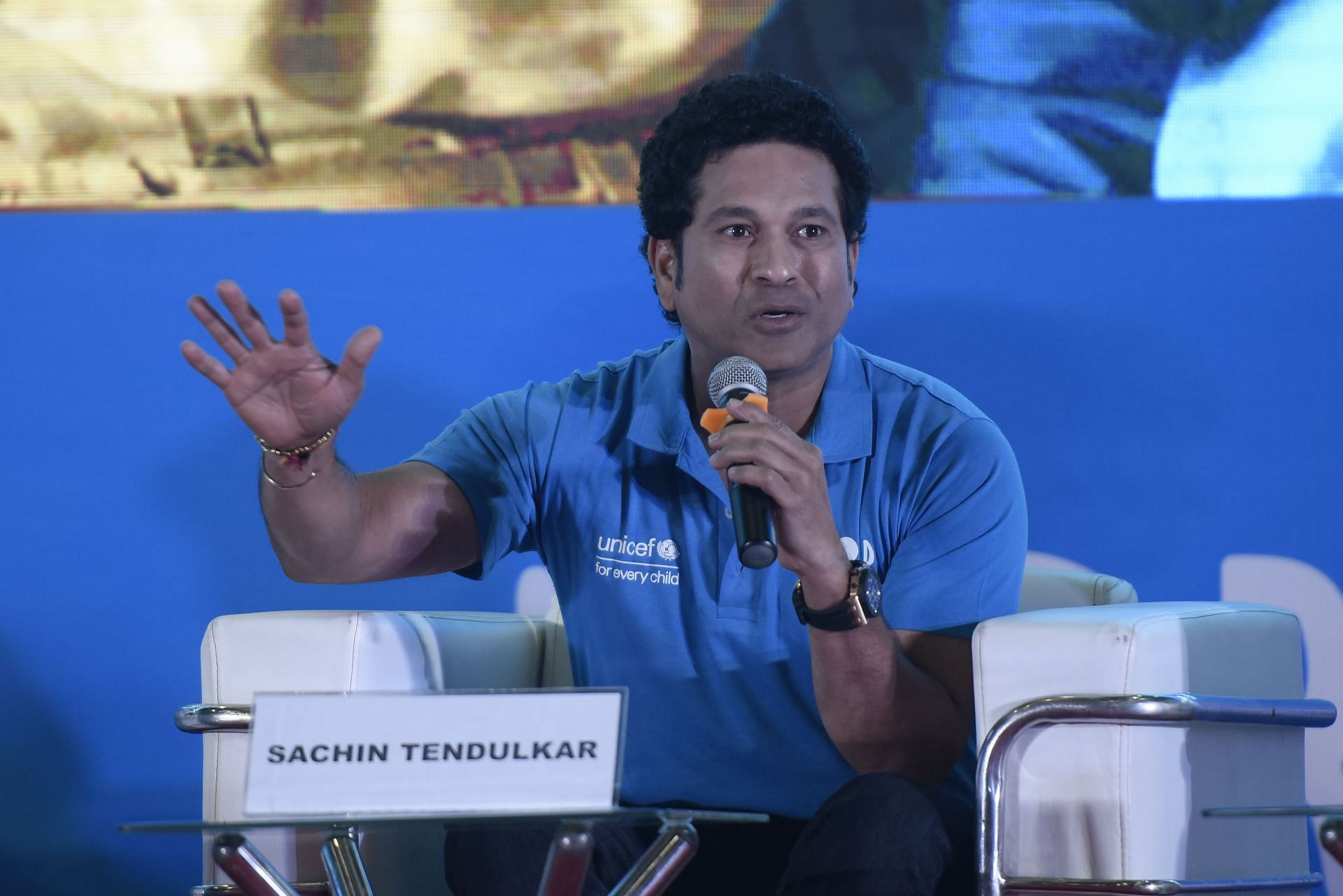Sachin Tendulkar Plays Unified Football Match With Athletes From Special Olympics Bharat - Source: Getty