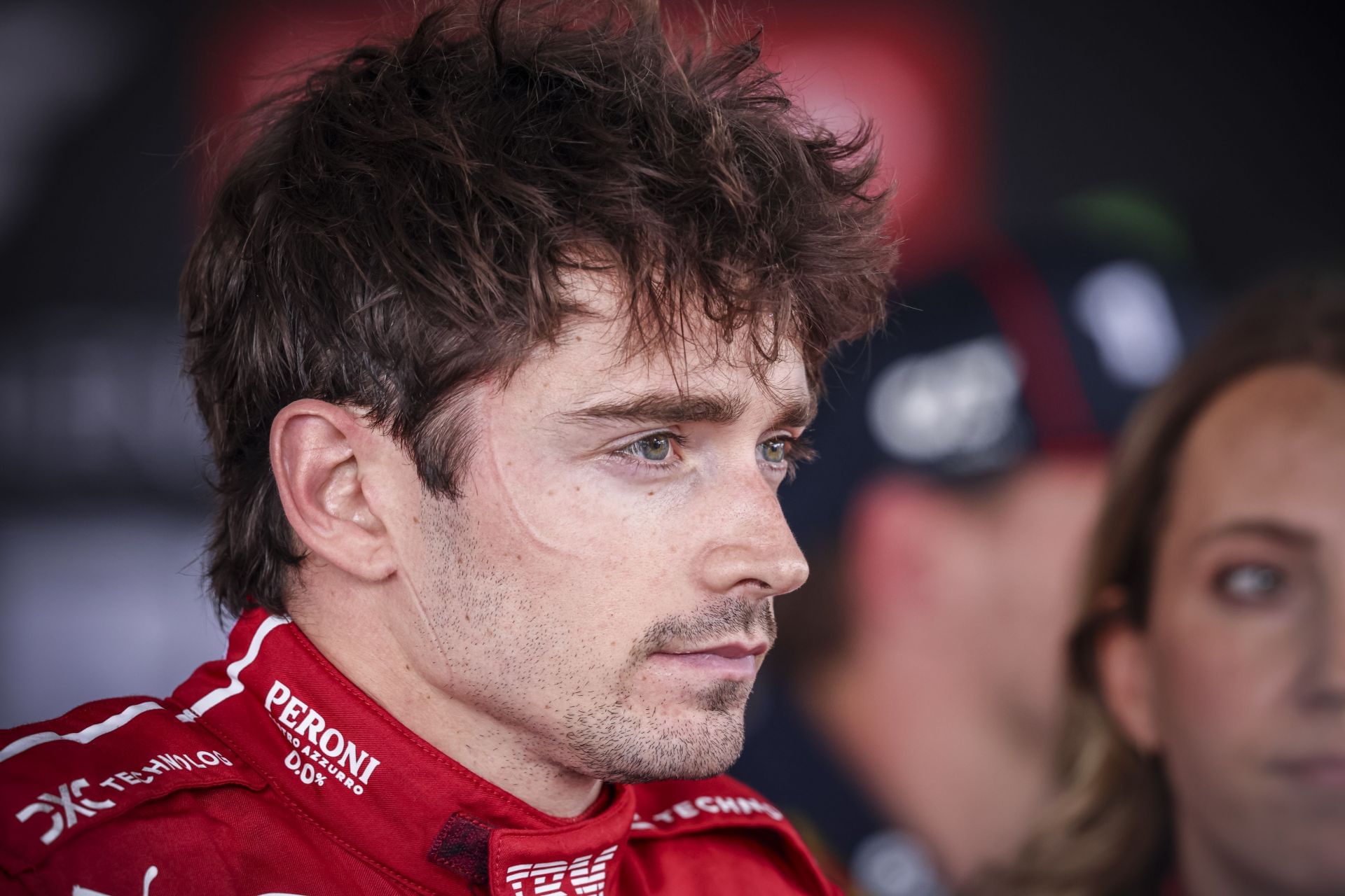 Charles Leclerc after the Hungarian Grand Prix - Source: Getty