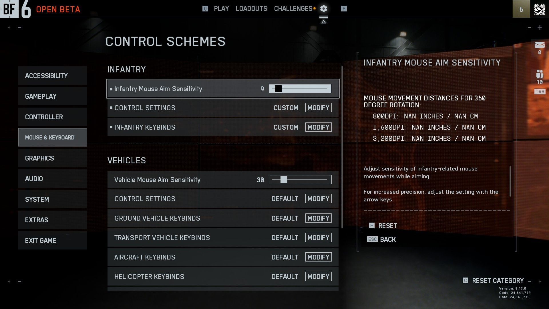 Changing sensitivity in Battlefield 6 (Image via EA)