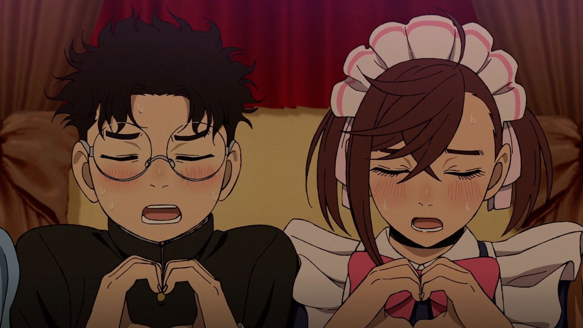 Momo and Okarun, as seen in Dandadan season 2 episode 7 (Image via Science SARU)