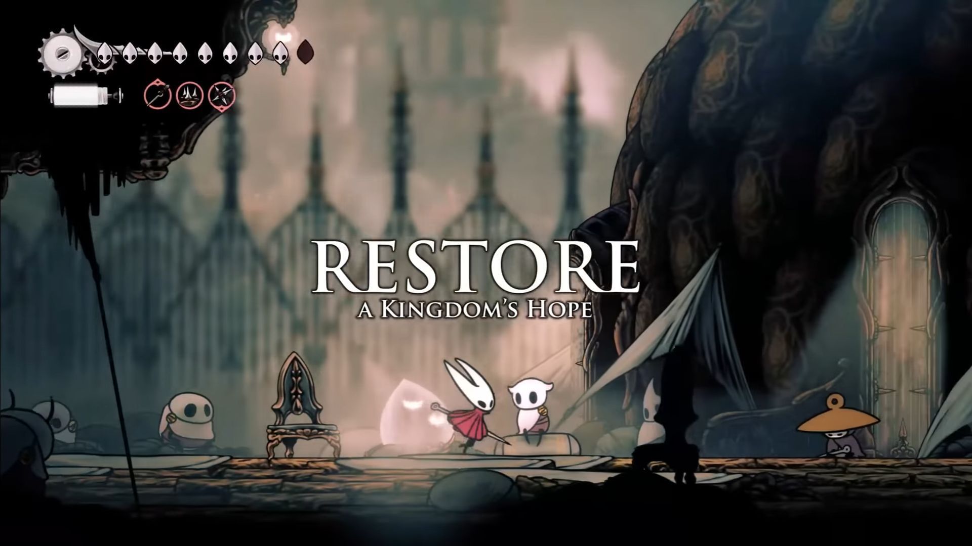 Hornet is on a mission to save the kingdom (Image via Team Cherry)