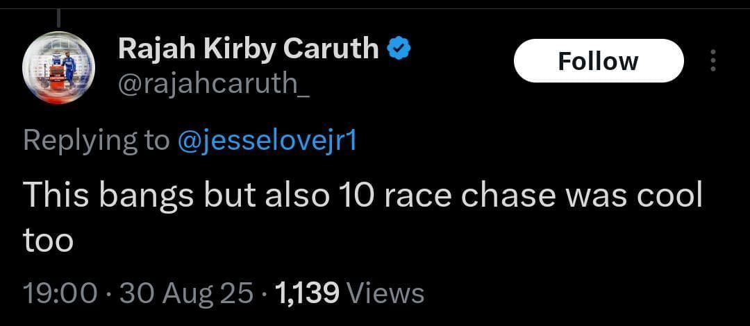 Screenshot of the tweet