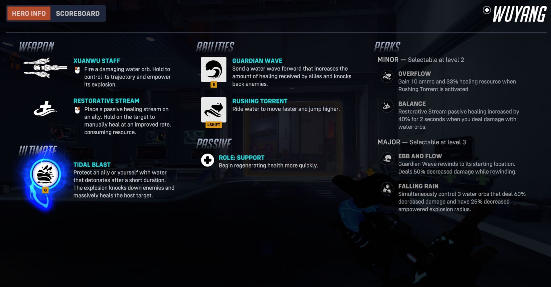 All of Wuyang&#039;s abilities in Overwatch 2 (Image via Blizzard Entertainment)
