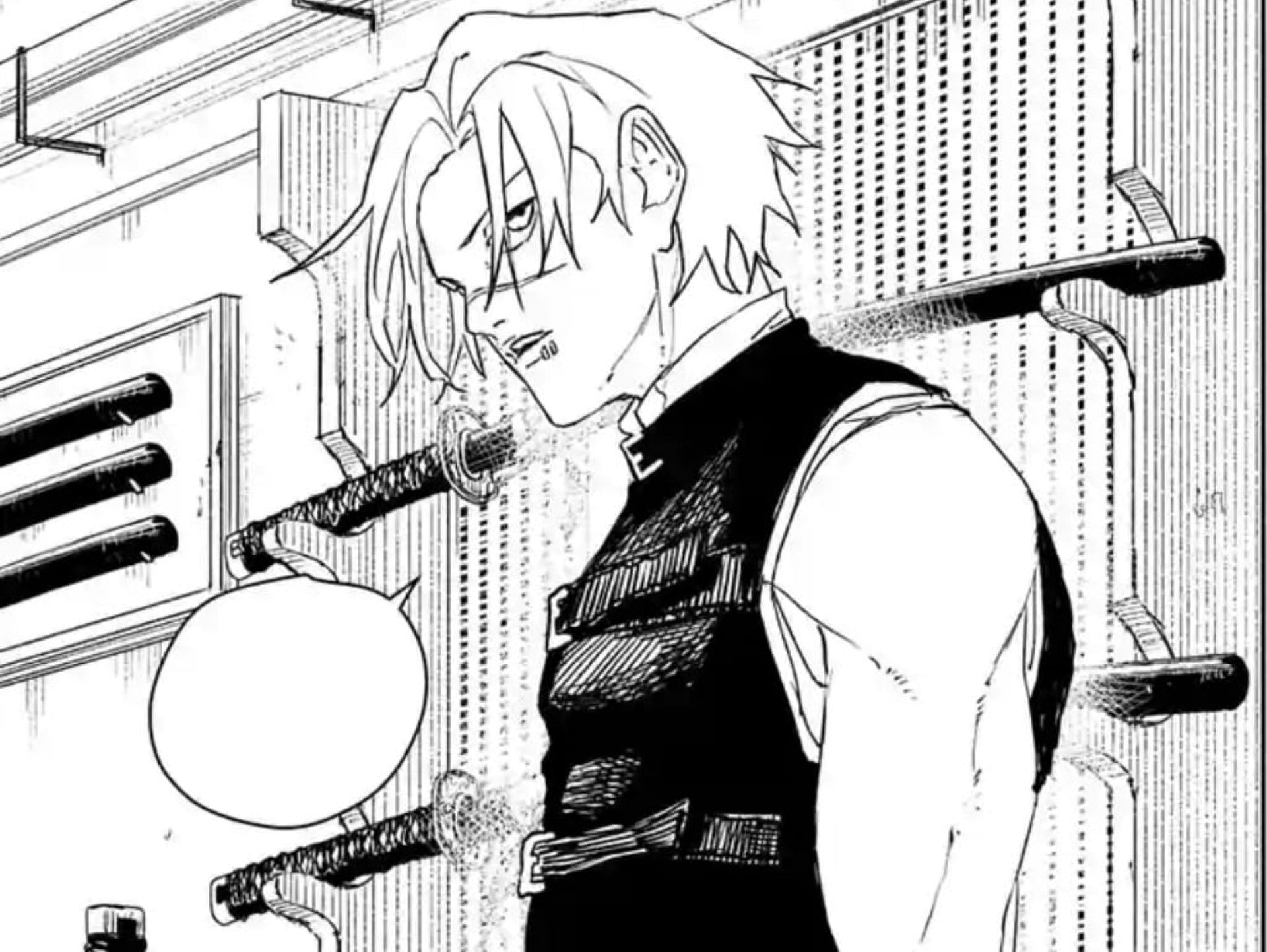 Natsuki Misaka, as seen in Kagurabachi chapter 89 (Image via Shueisha)