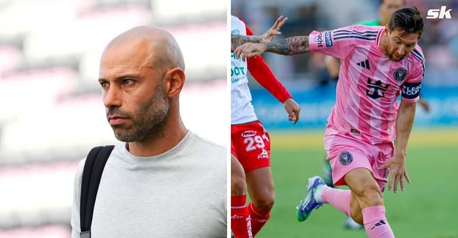 Javier Mascherano provides Lionel Messi injury update after Argentine star's early substitution in penalty shootout win against Necaxa