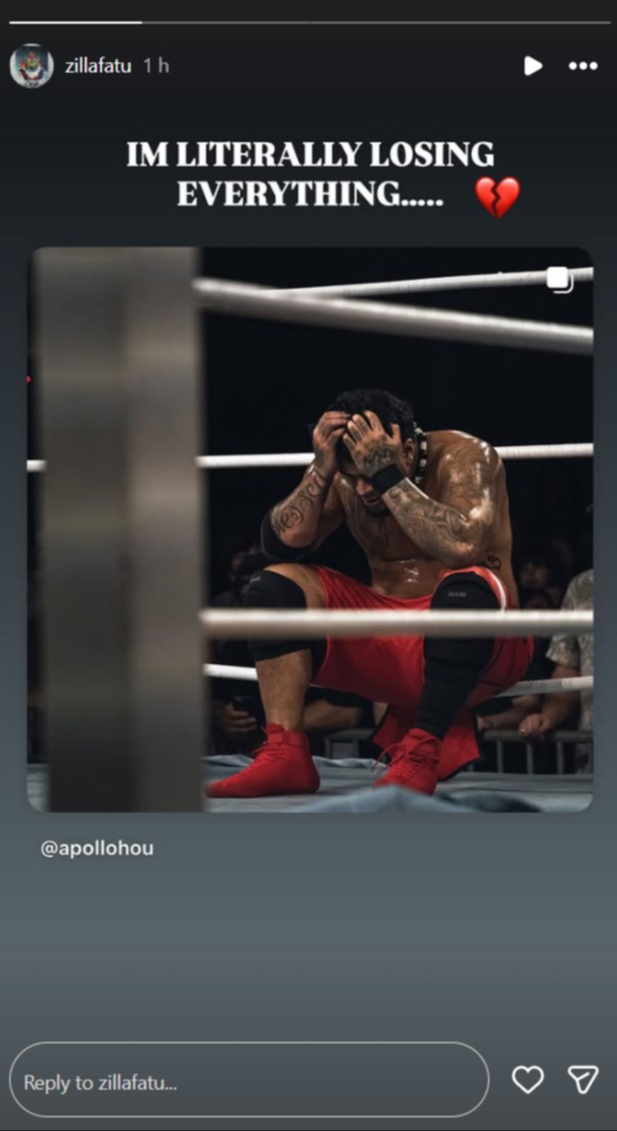 Zilla Fatu shares a heartbreaking message [Picture credits: Star&#039;s Instagram account]