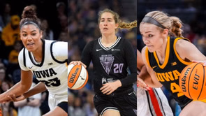 "Love you so much sexy lady": Iowa hoopers Jada Gyamfi & Kylie Feuerbach gush over Valkyries star Kate Martin's "chill" snaps