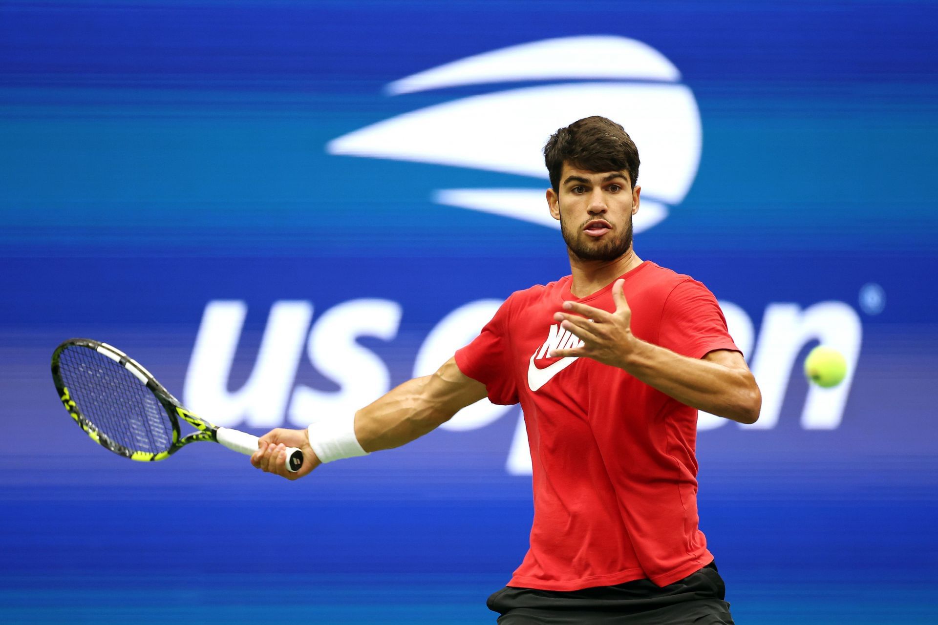 Carlos Alcaraz pictured at the 2025 US Open | Image Source: Getty