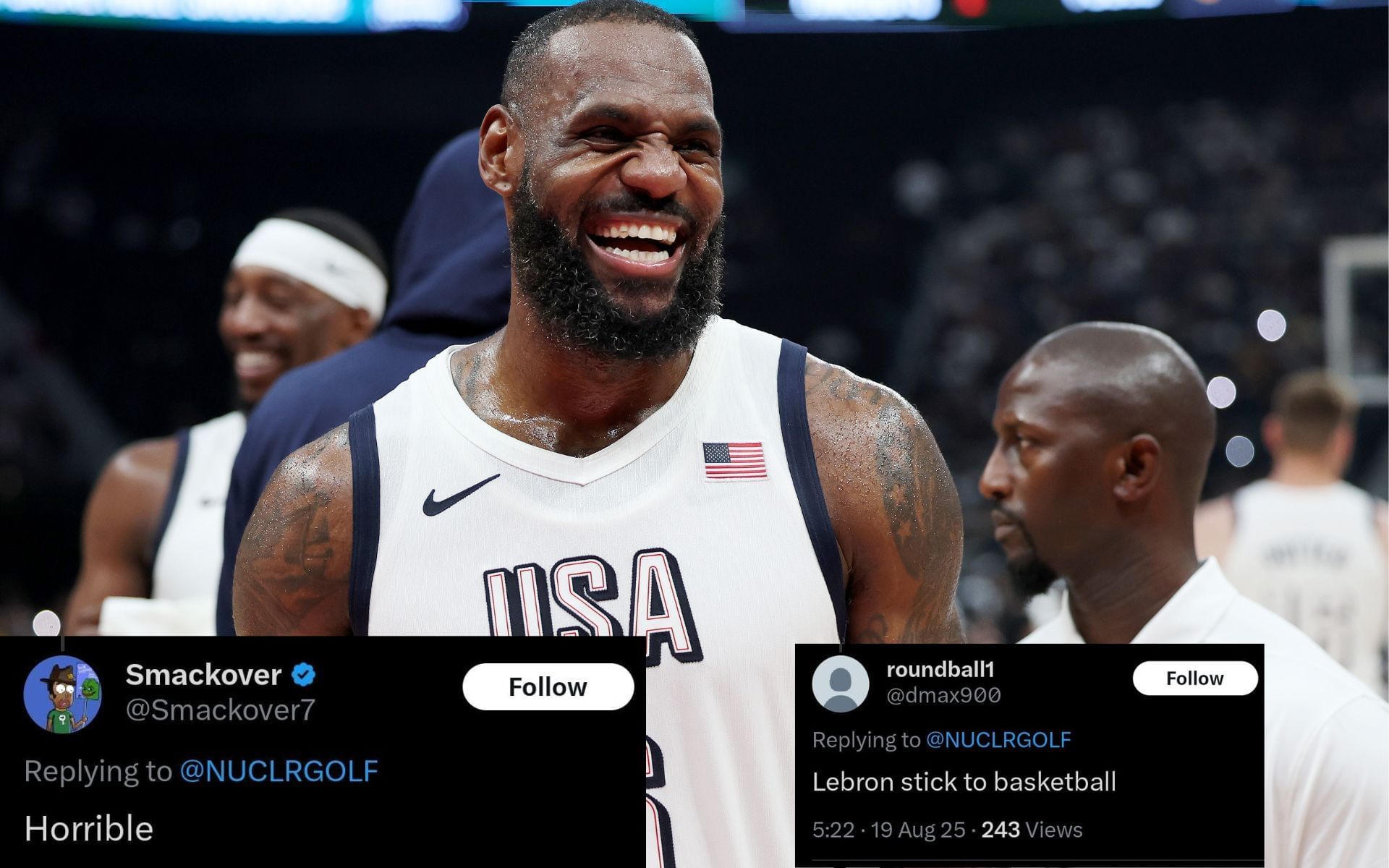 LeBron James ( X and Getty images)