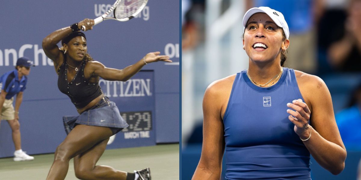 Serena Williams and Madison Keys 