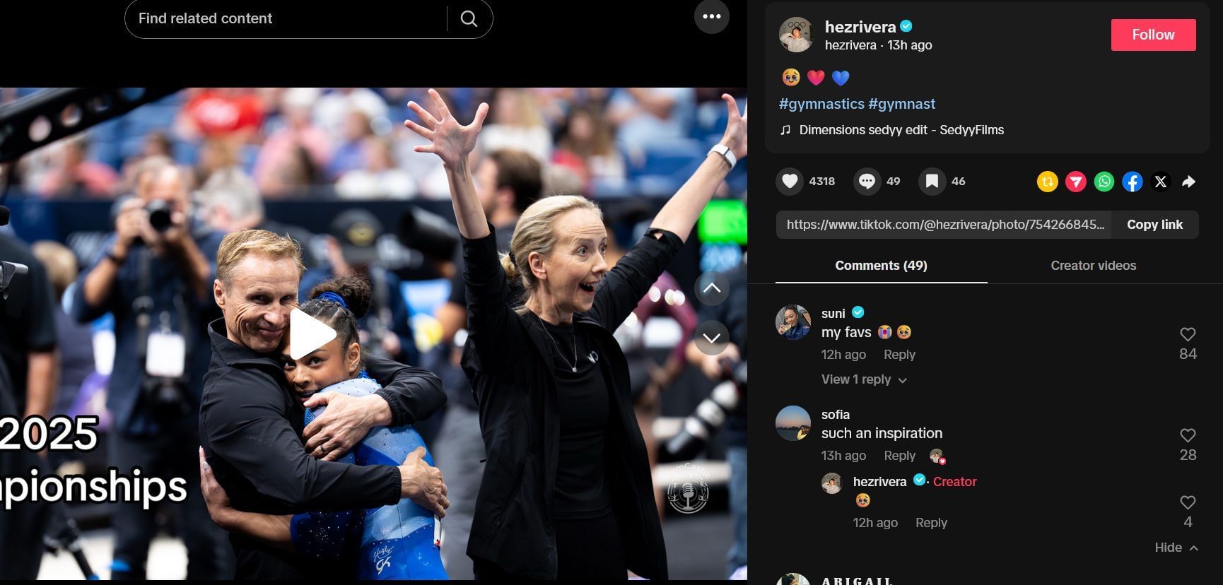 Still taken from Rivera&#039;s TTikTok(Source: @hezrivera/TikTok)