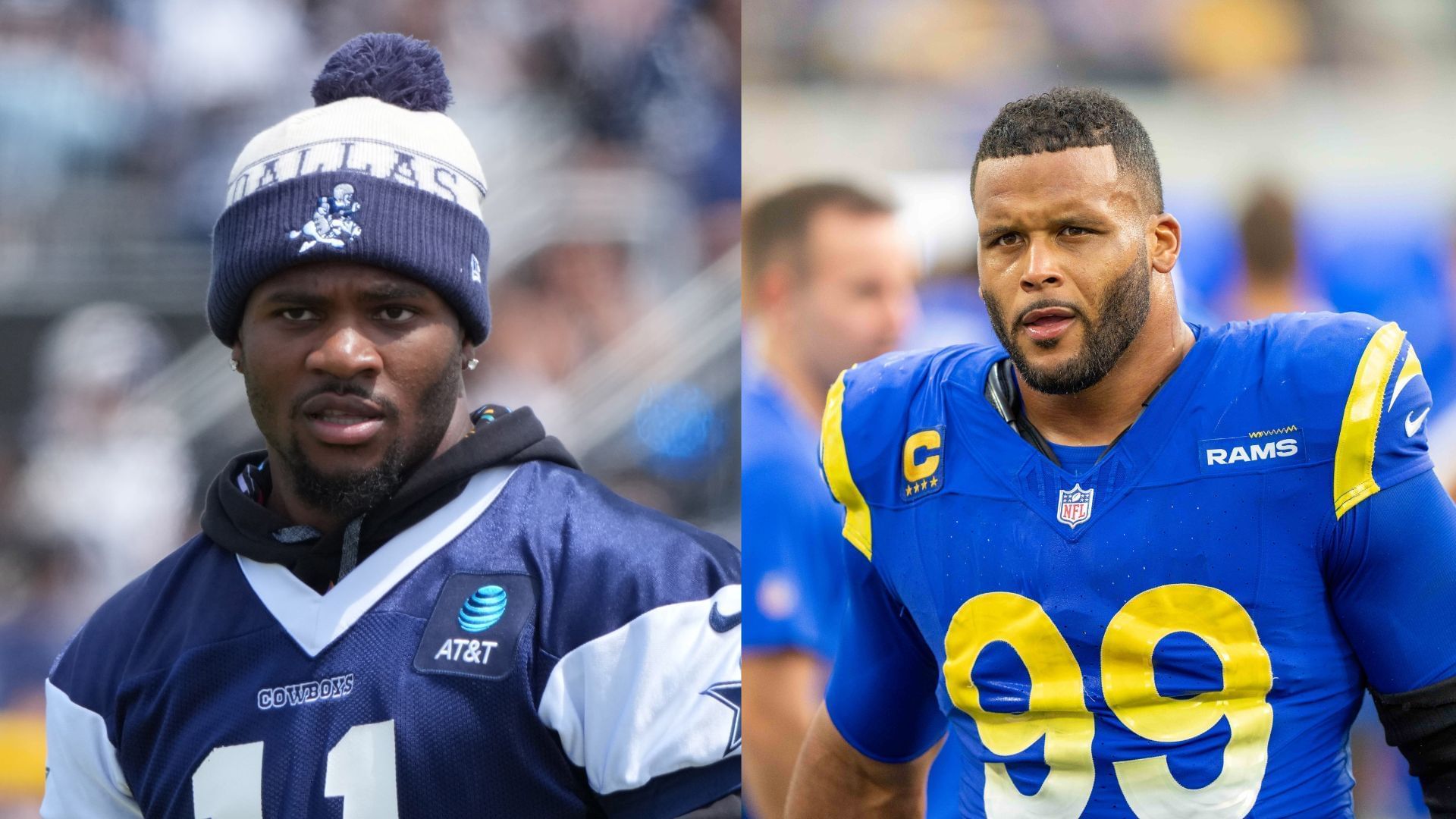 Micah Parons x Aaron Donald collage