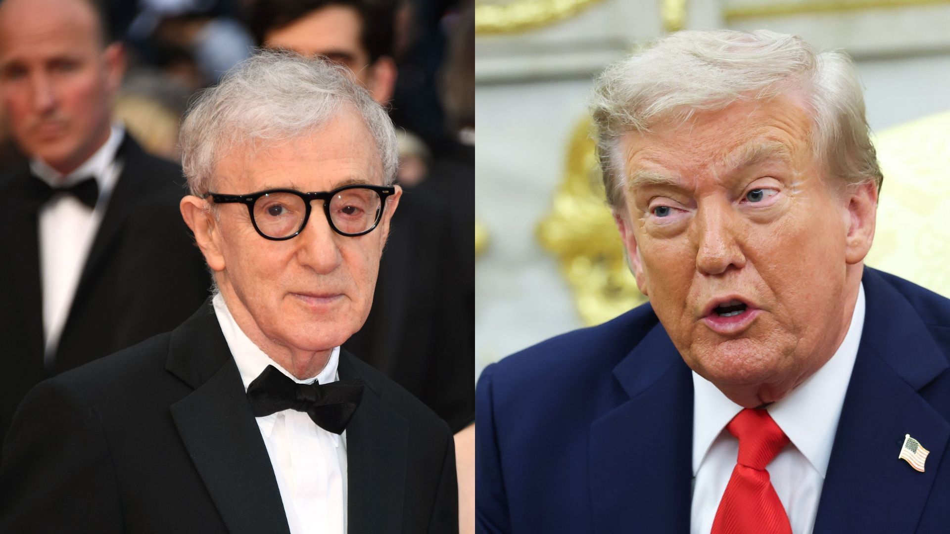 Woody Allen, Donald Trump (Images via Getty)