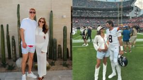 Bo Nix's wife Izzy surprises Jarrett Stidham's wife Kennedy with wholesome baby shower during Broncos Week 3 game