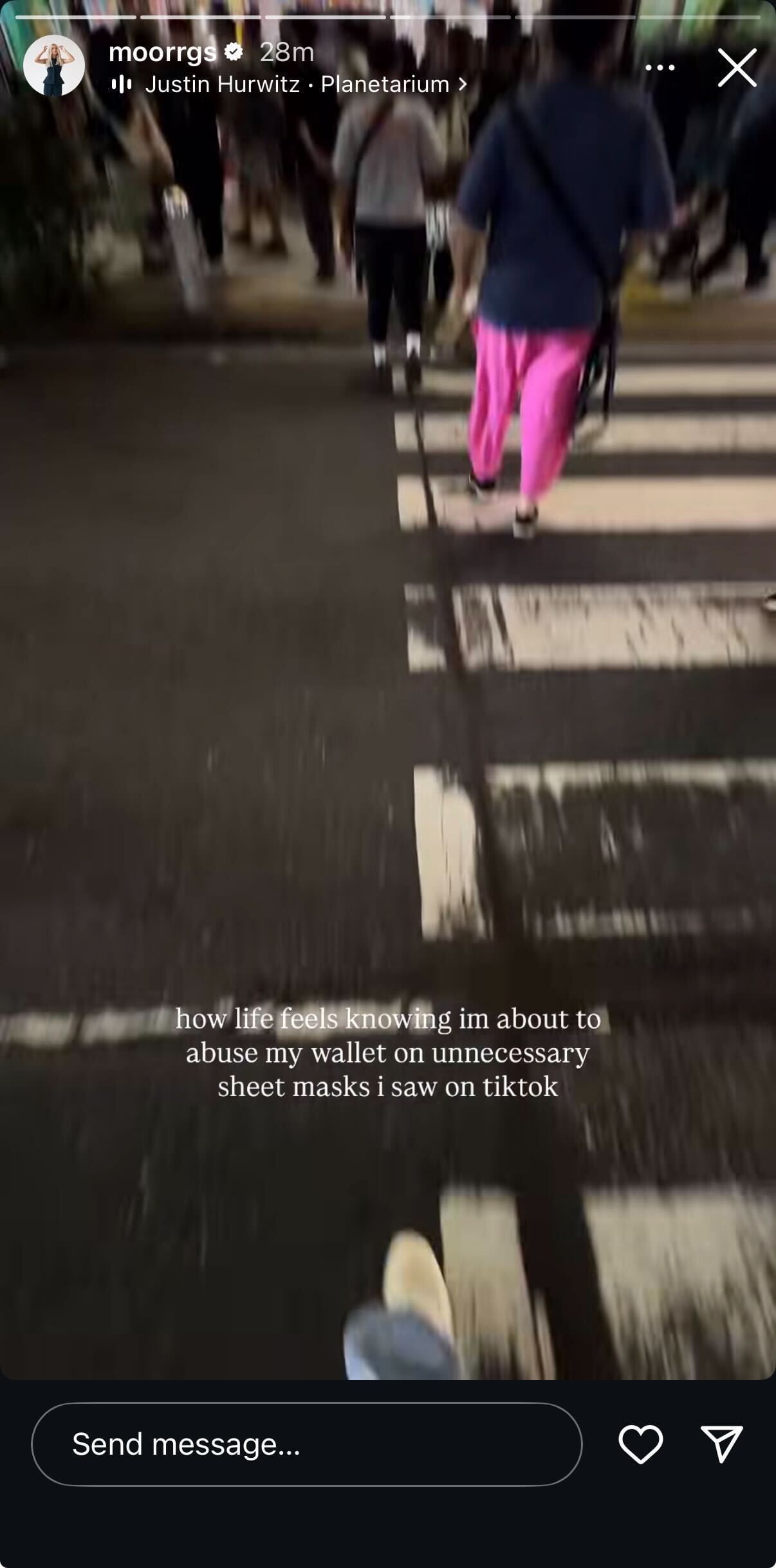 Morgan&#039;s Instagram story