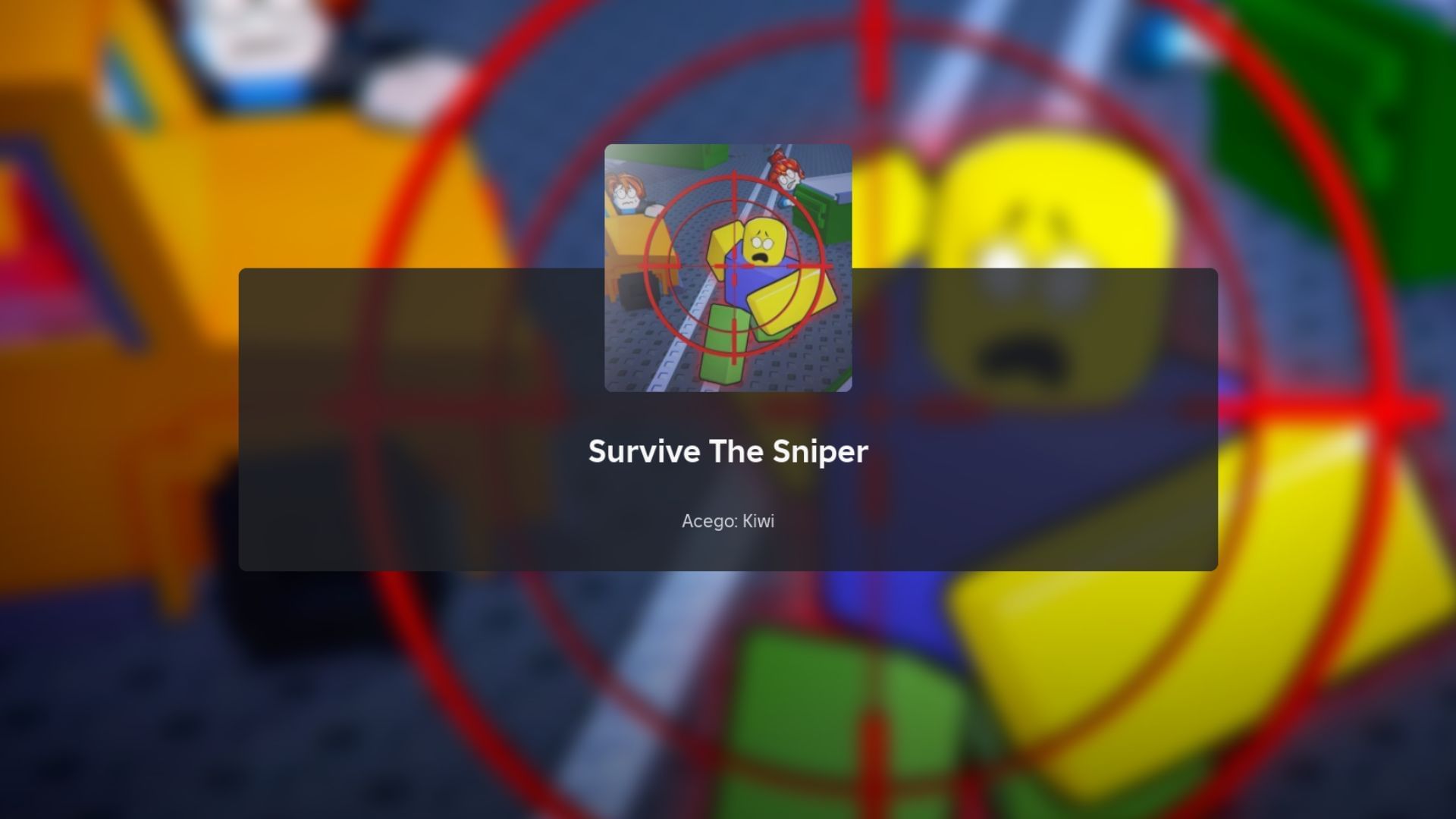 Take cover to avoid getting hit by the Sniper (Image via Roblox)
