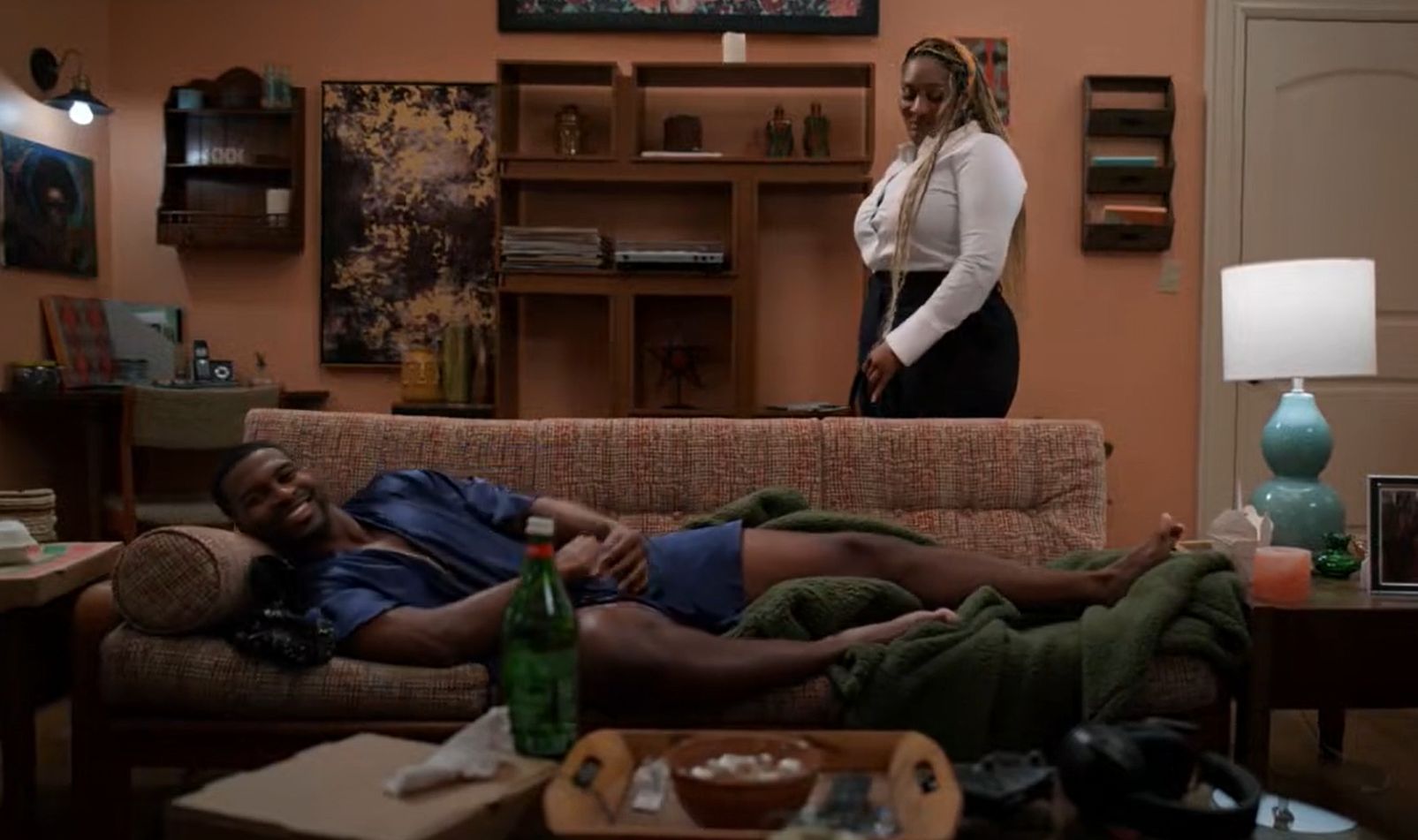 A still from Tyler Perry&#039;s Sistas season 9 episode 8 (Image via BET)
