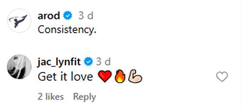 Alex Rodriguez&rsquo;s girlfriend, Jaclyn Cordeiro, gushed over his workout regimen on a social media platform (Source: @arod/ Instagram)