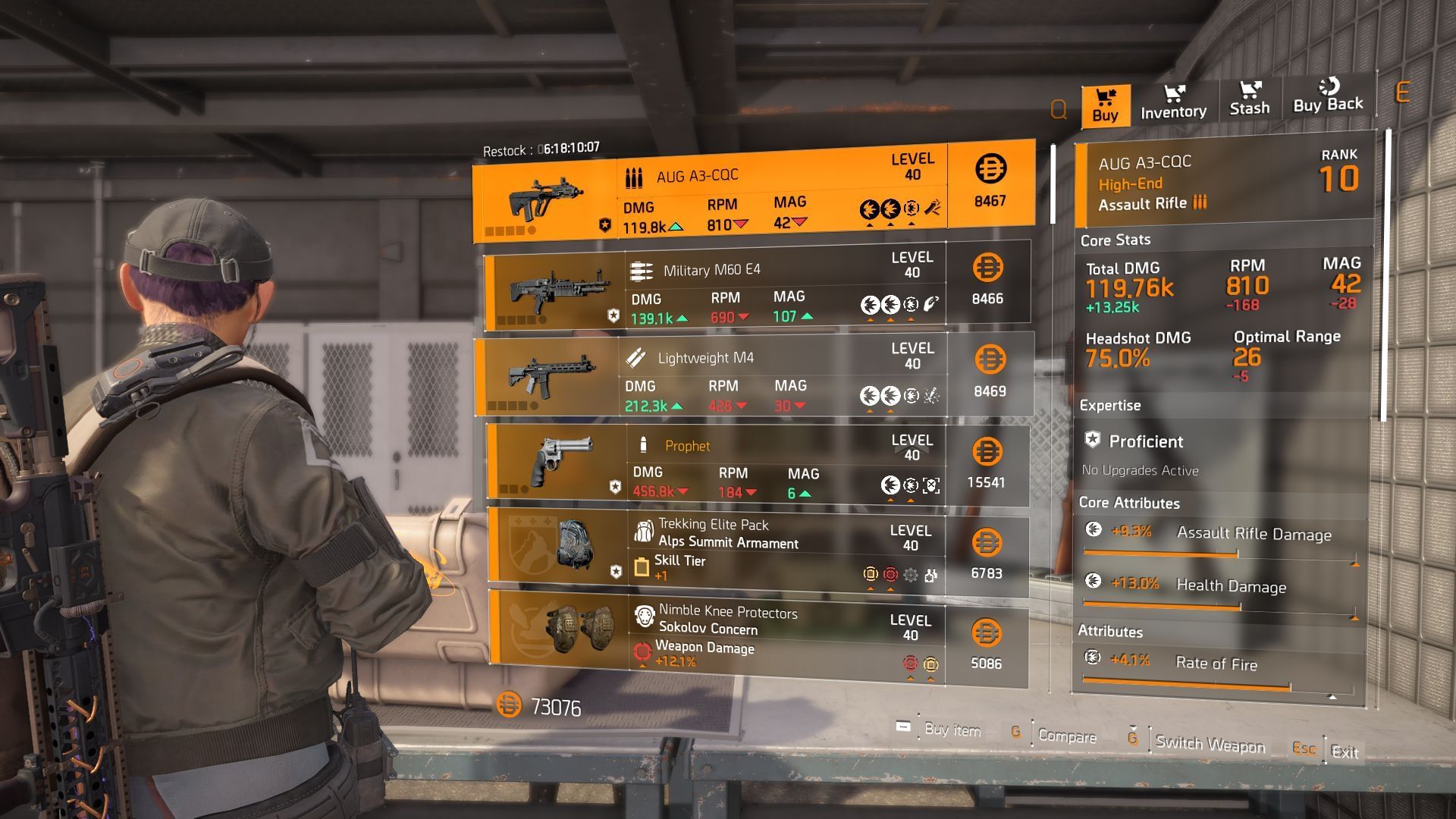The Division 2 vendor at The Bridge Settlement in Brooklyn (Image via SK Gaming || Ubisoft)