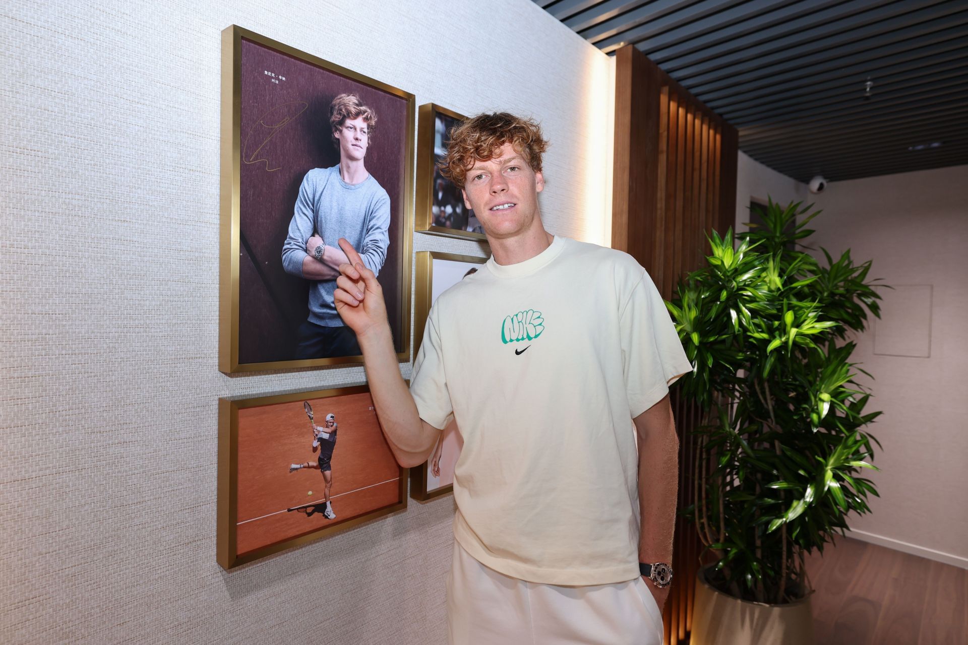 Sinner at the 2025 China Open - Day 5 - Source: Getty