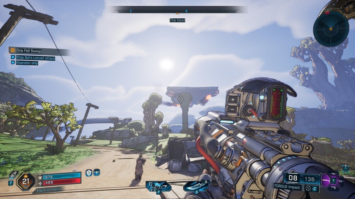 Watch it go down in flames in the Borderlands 4 One Fell Swoop Main Mission (Image via 2k | Sportskeeda Gaming)