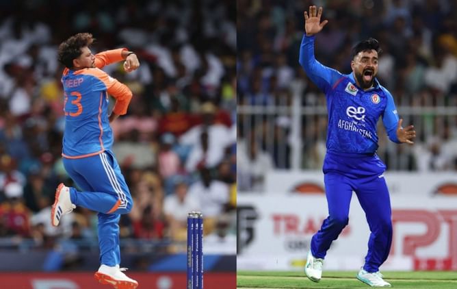 Kuldeep Yadav vs Rashid Khan - comparing their stats after 42 T20Is amid Asia Cup 2025